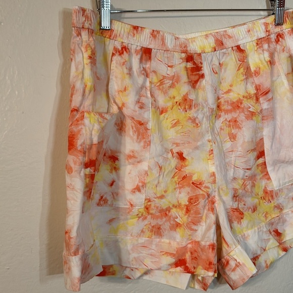 NWT Alpine Design Floral Camp 4” Shorts Pull-On Lightweight Red Yellow UPF30 XL - Picture 6 of 13